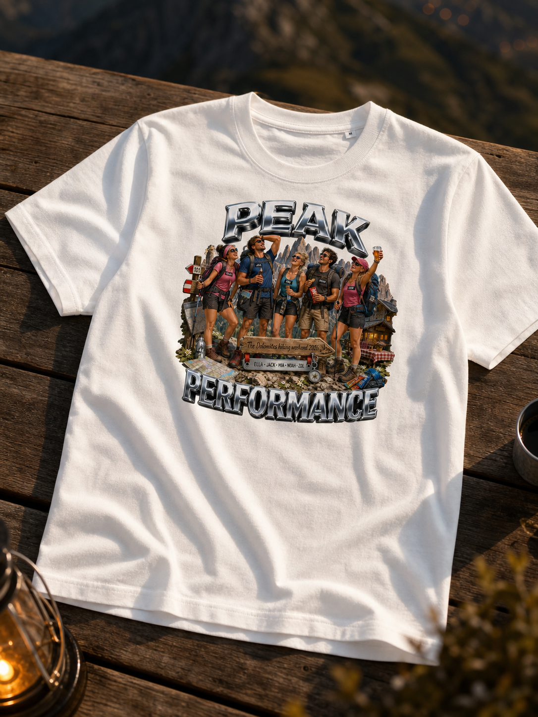 Levyo shirt visual for hiking weekend t shirts