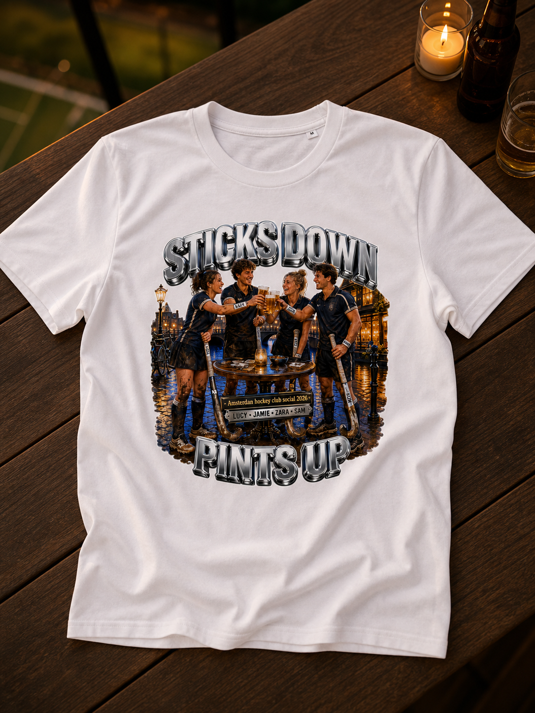 Levyo shirt visual for hockey club social t shirts