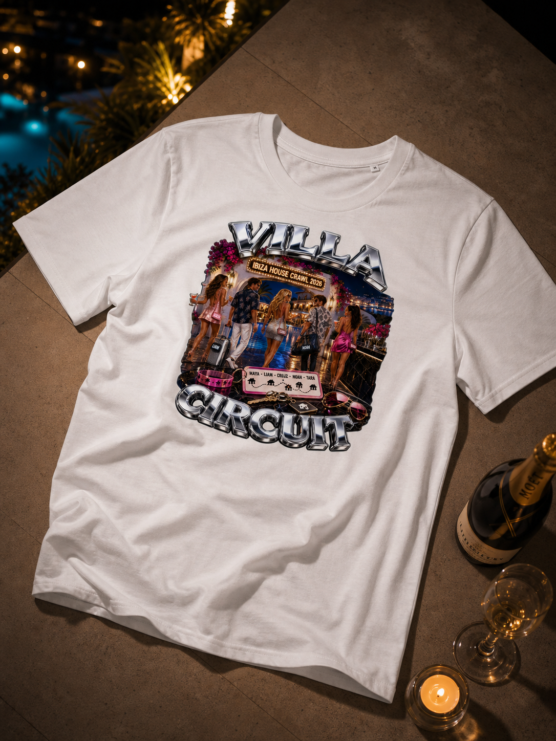 Levyo shirt visual for house crawl t shirts
