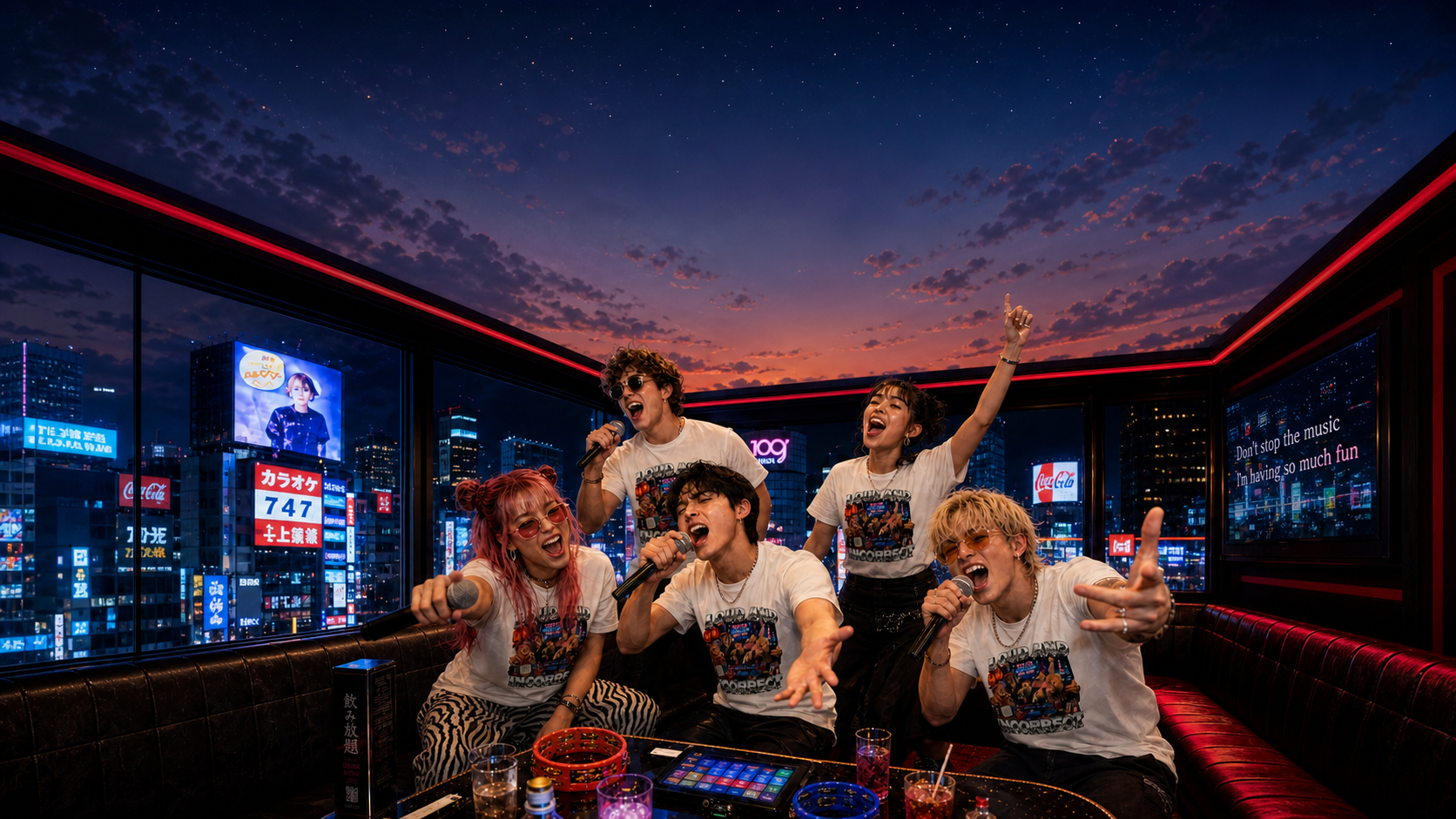 Karaoke Team T Shirts Levyo shirt visual