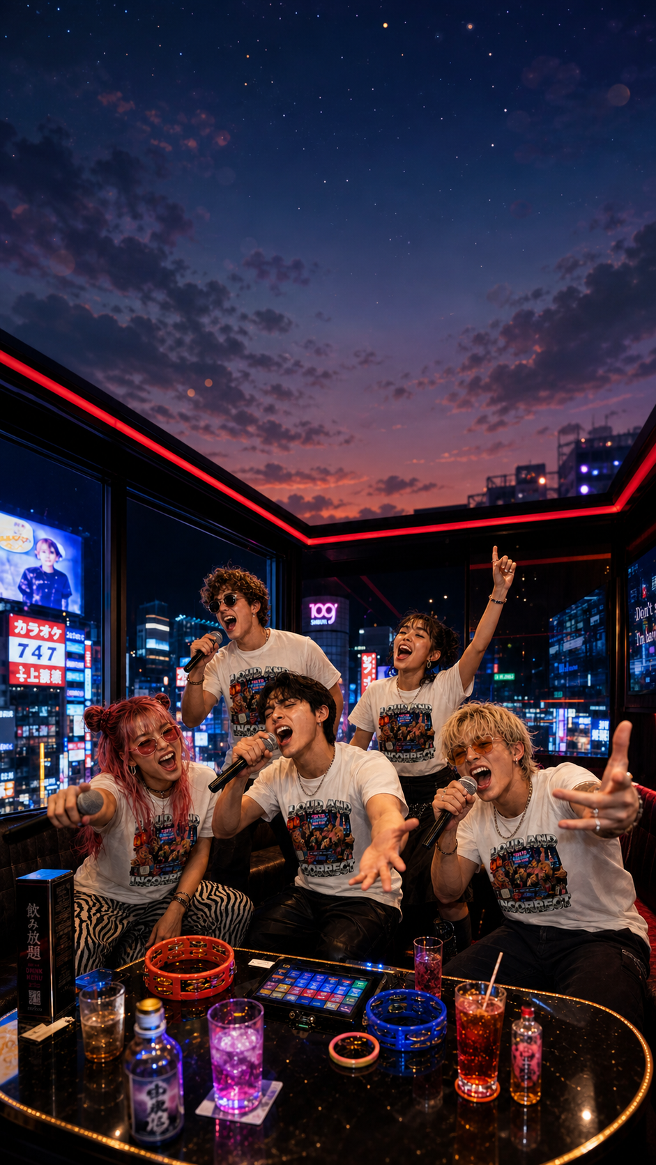 Karaoke Team T Shirts Levyo shirt visual