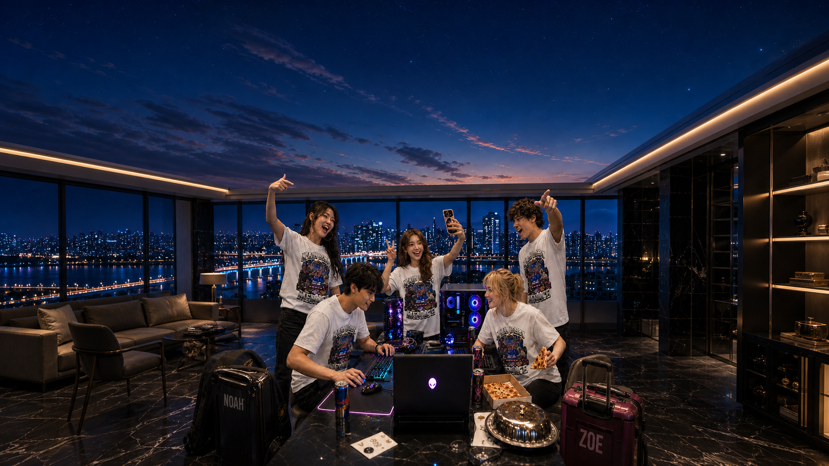 LAN Party T Shirts Levyo shirt visual