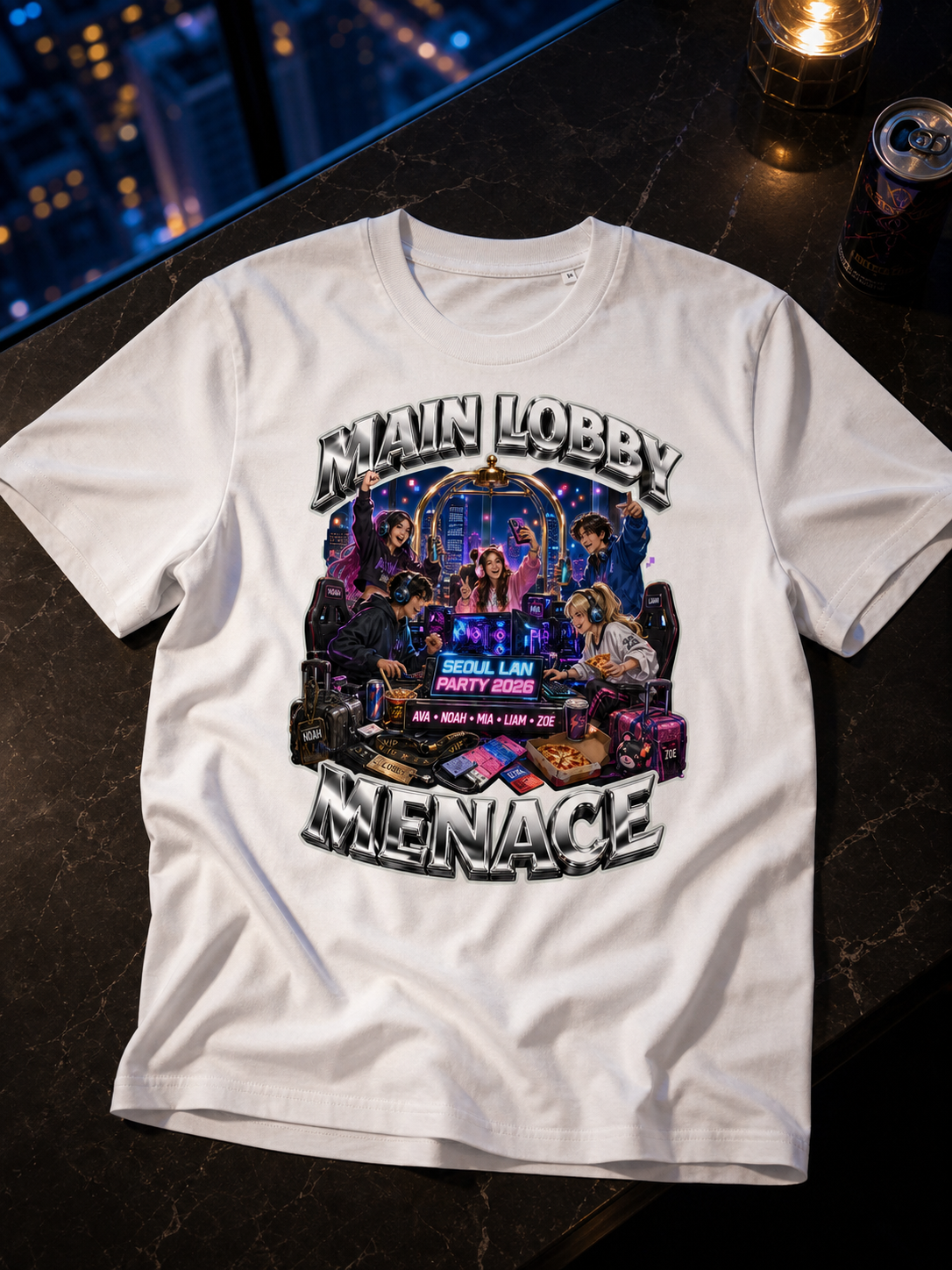 Levyo shirt visual for lan party t shirts