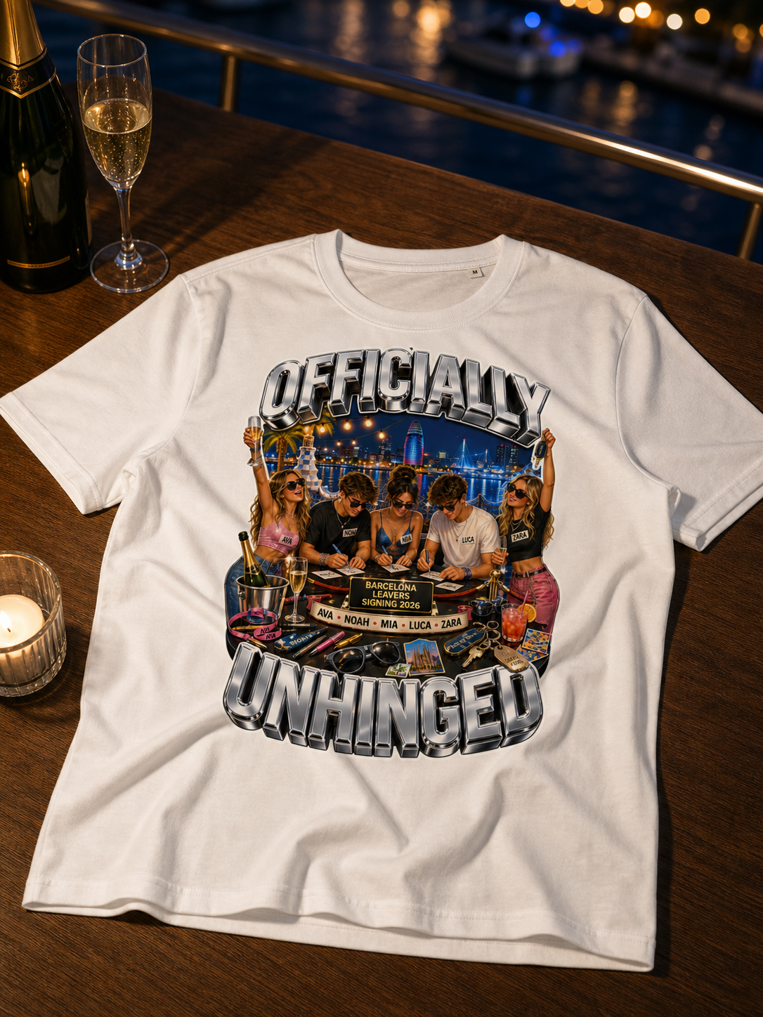 Levyo shirt visual for leavers signing t shirts