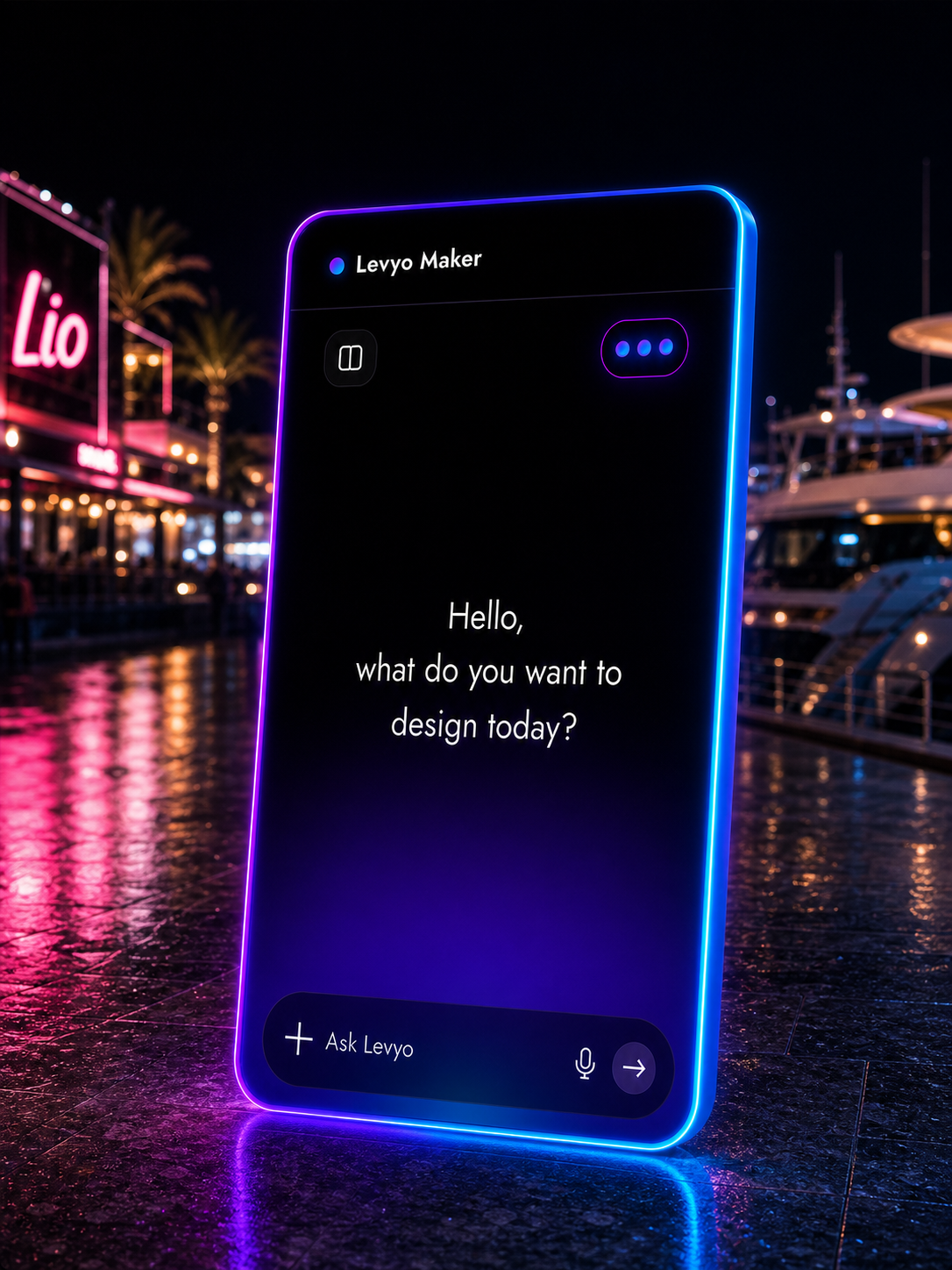 Levyo Maker input screen for 18th birthday trip t shirts