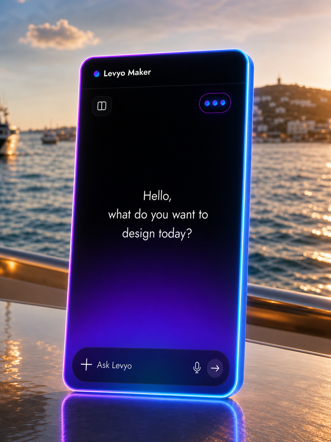 Levyo Maker input screen for bestie trip t shirts