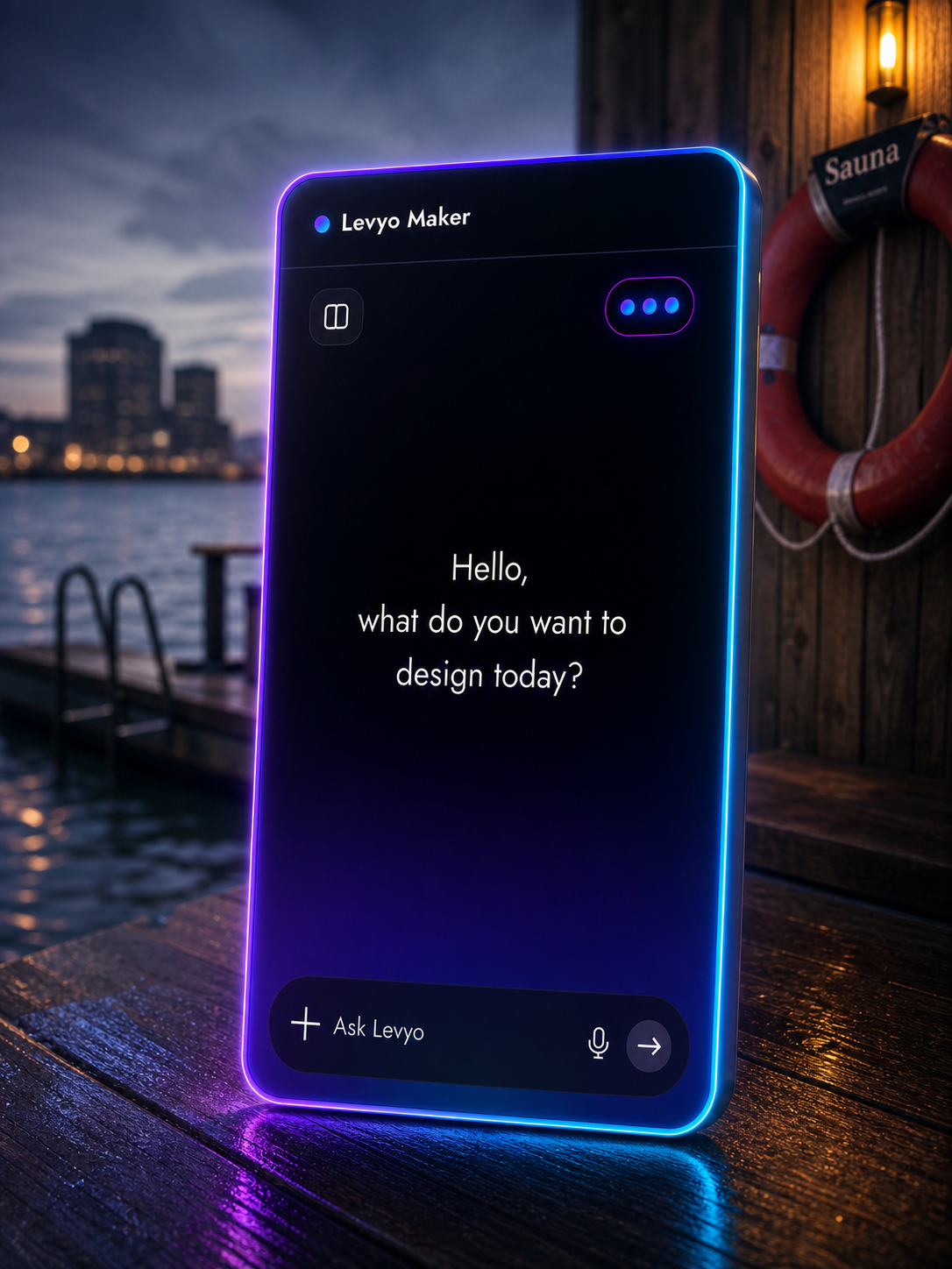 Levyo Maker input screen for cold water dip club t shirts