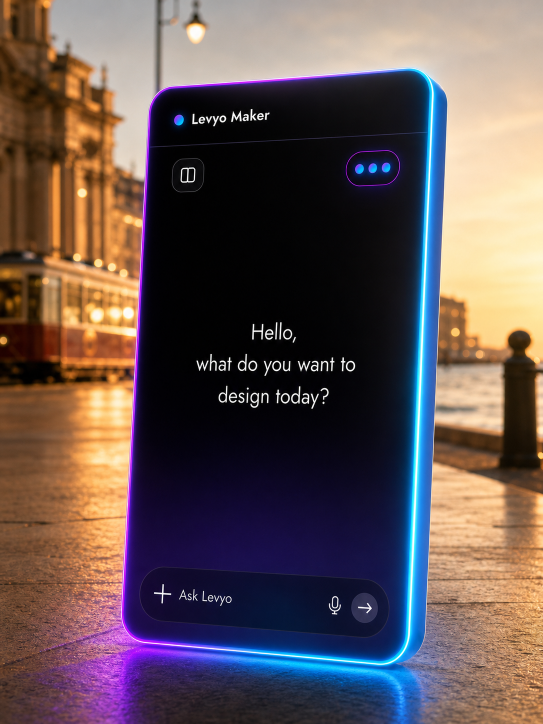 Levyo Maker input screen for company away day t shirts