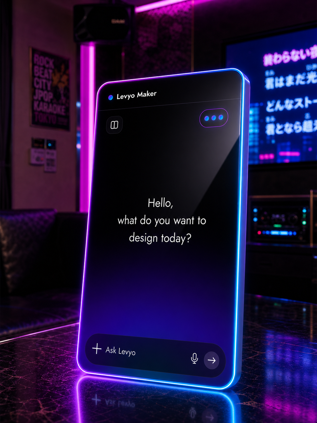 Levyo Maker input screen for gaming night t shirts