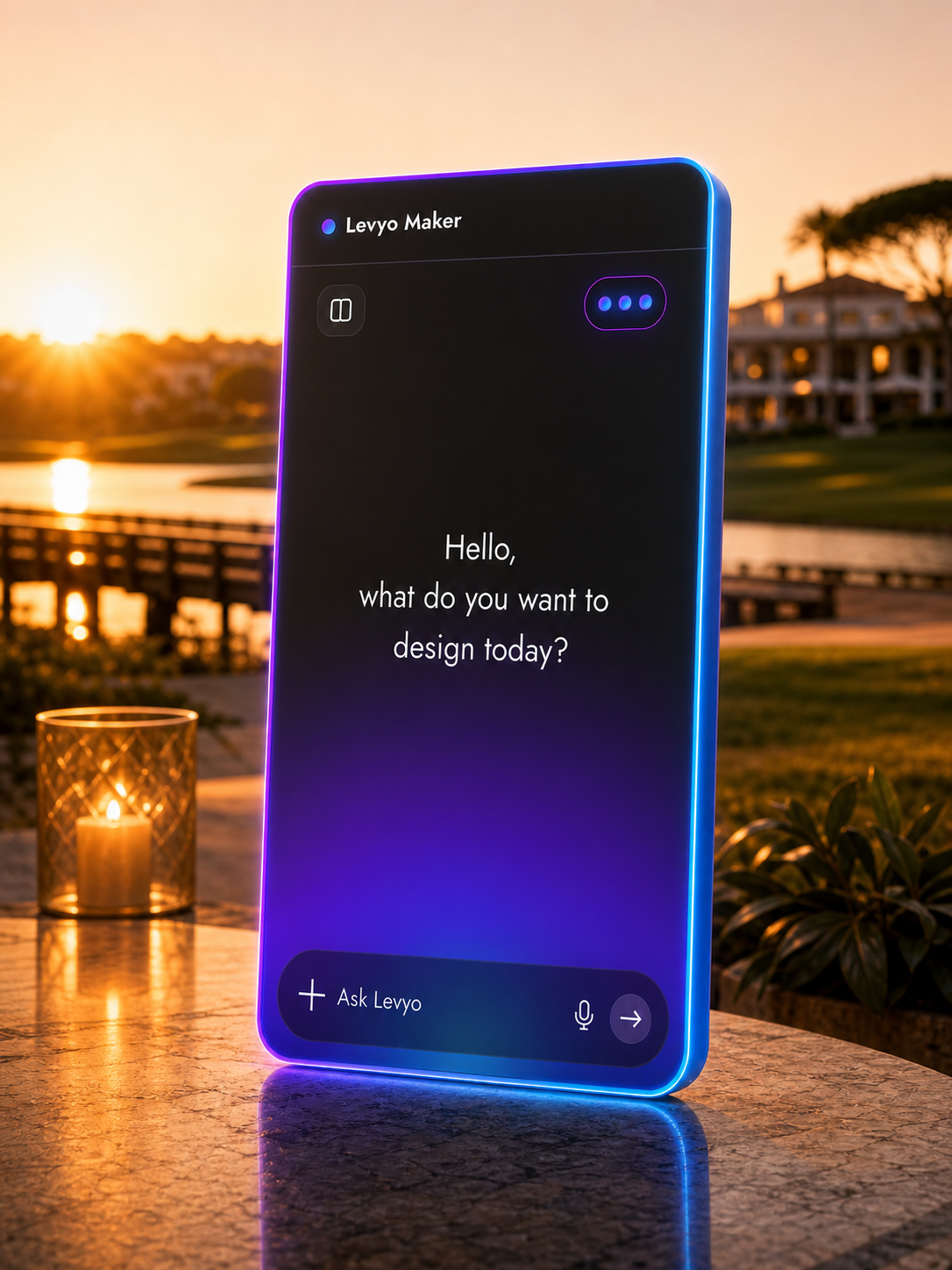 Levyo Maker input screen for golf trip t shirts