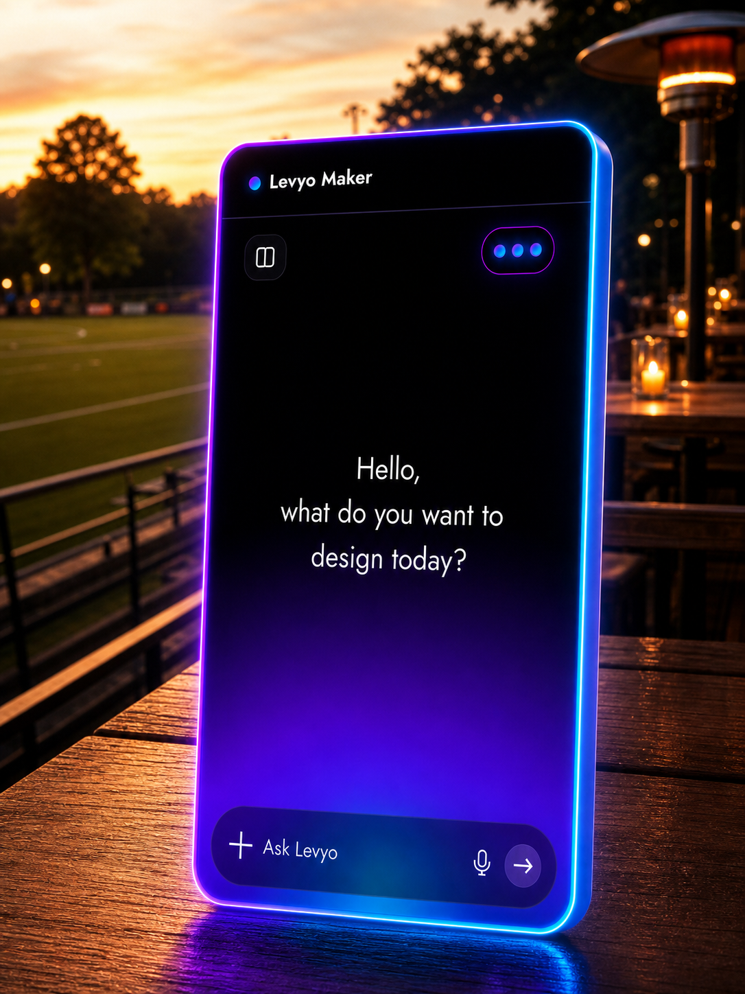 Levyo Maker input screen for hockey club social t shirts