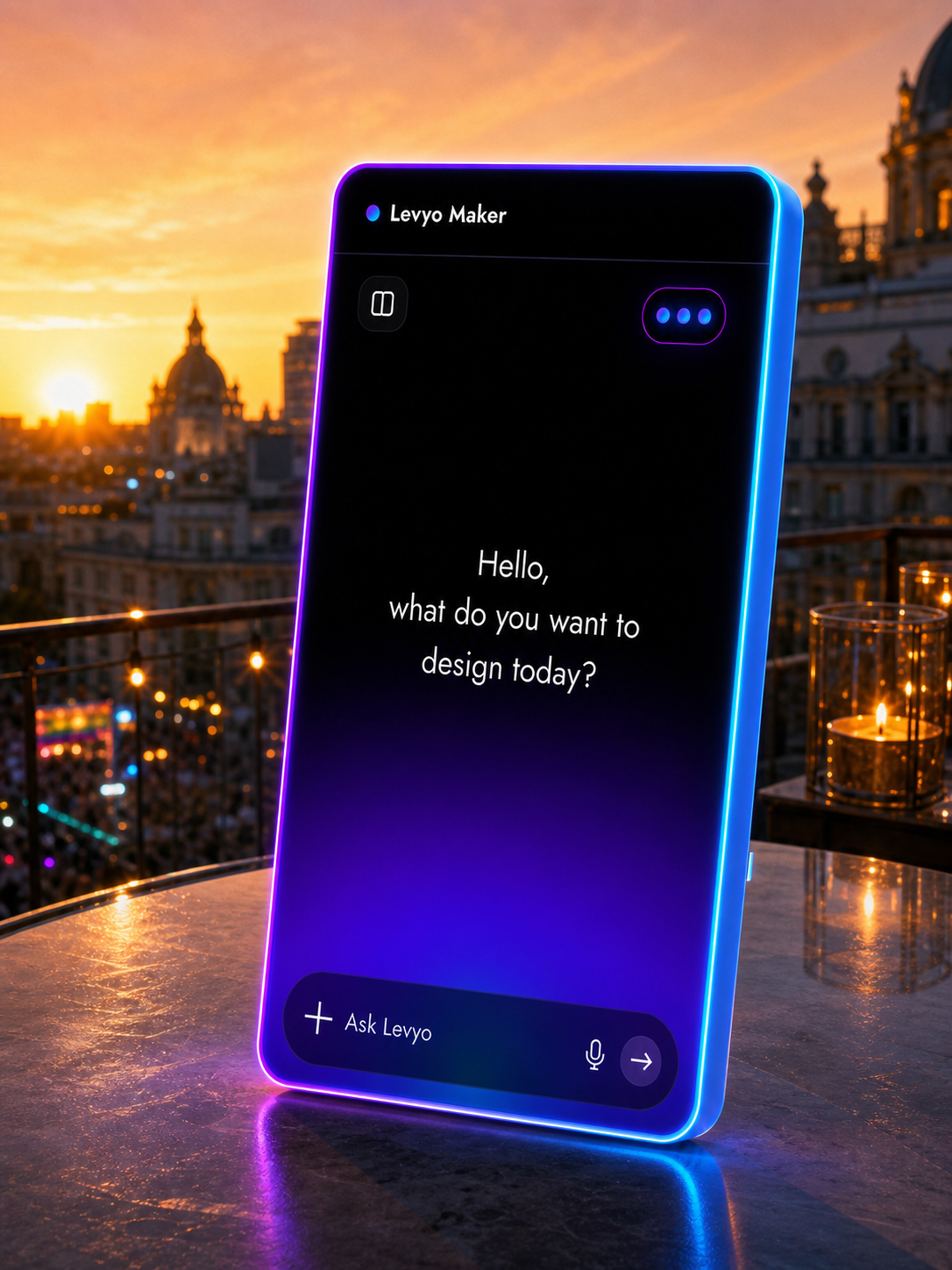 Levyo Maker input screen for pride weekend t shirts