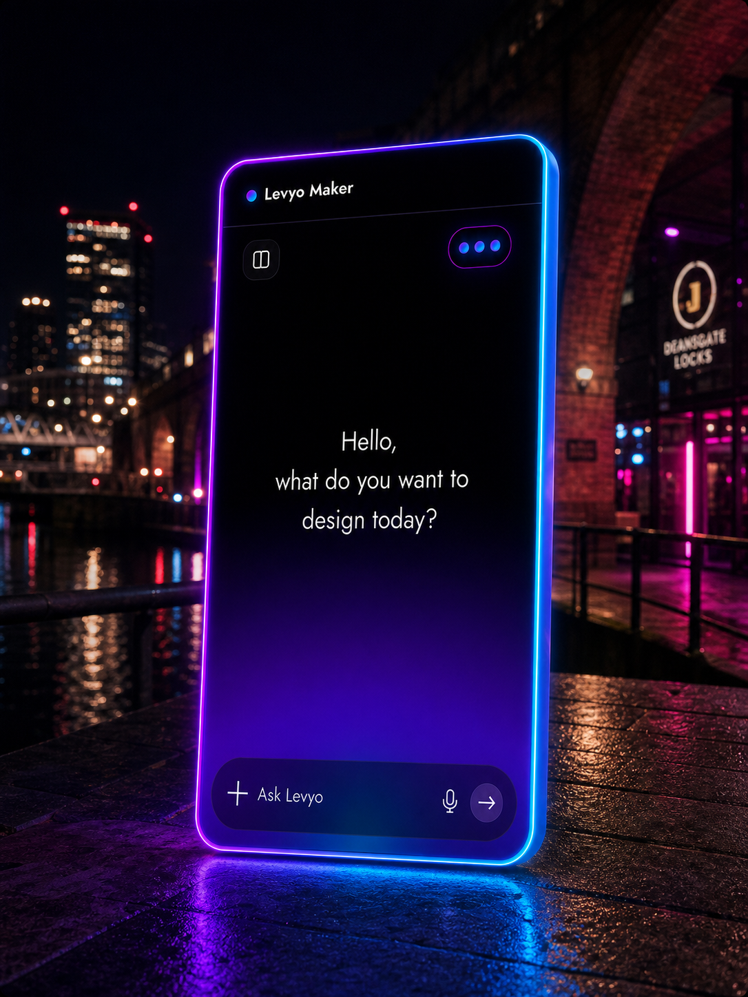 Levyo Maker input screen for rave weekend t shirts