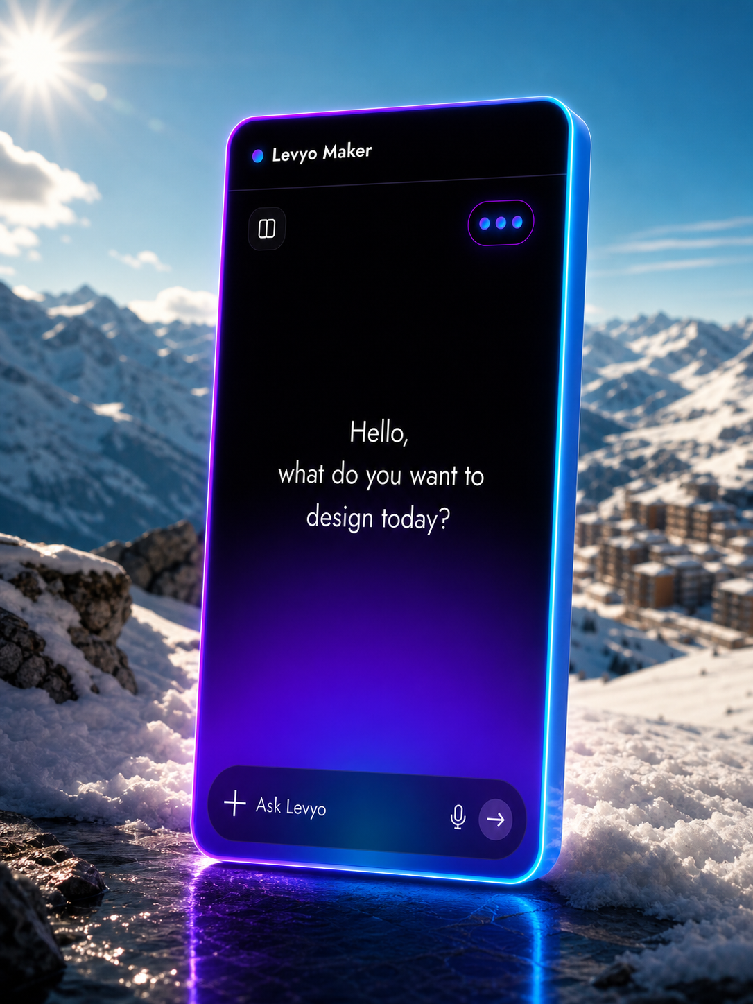 Levyo Maker input screen for ski club trip t shirts