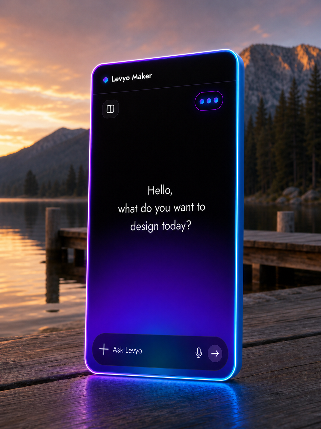 Levyo Maker input screen for summer camp crew t shirts