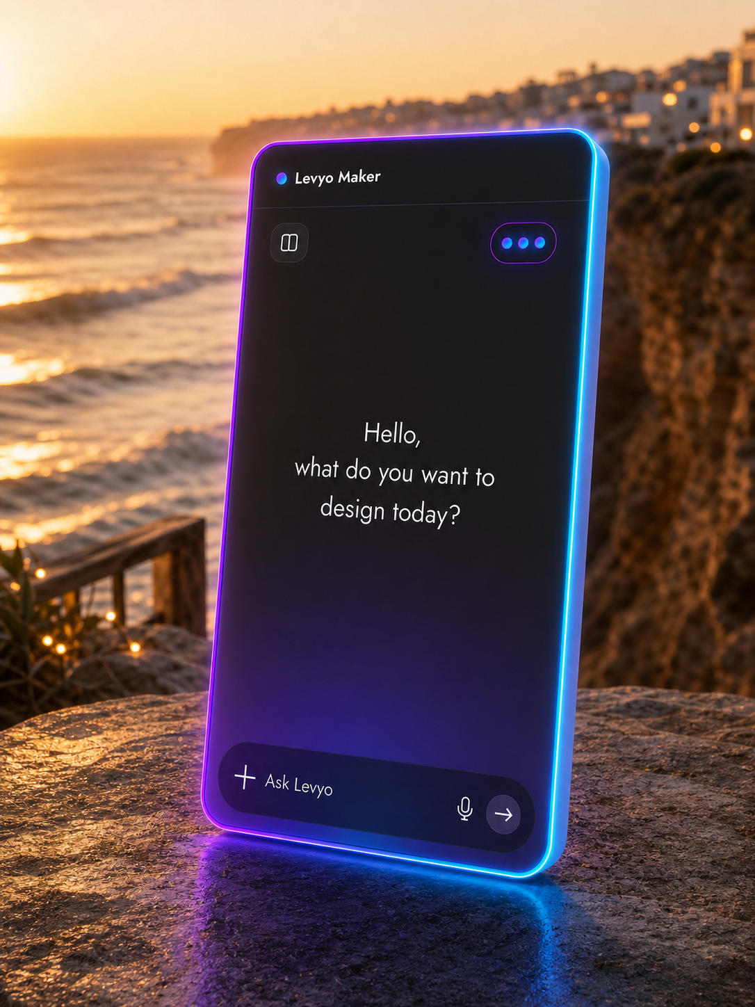 Levyo Maker input screen for surf trip t shirts