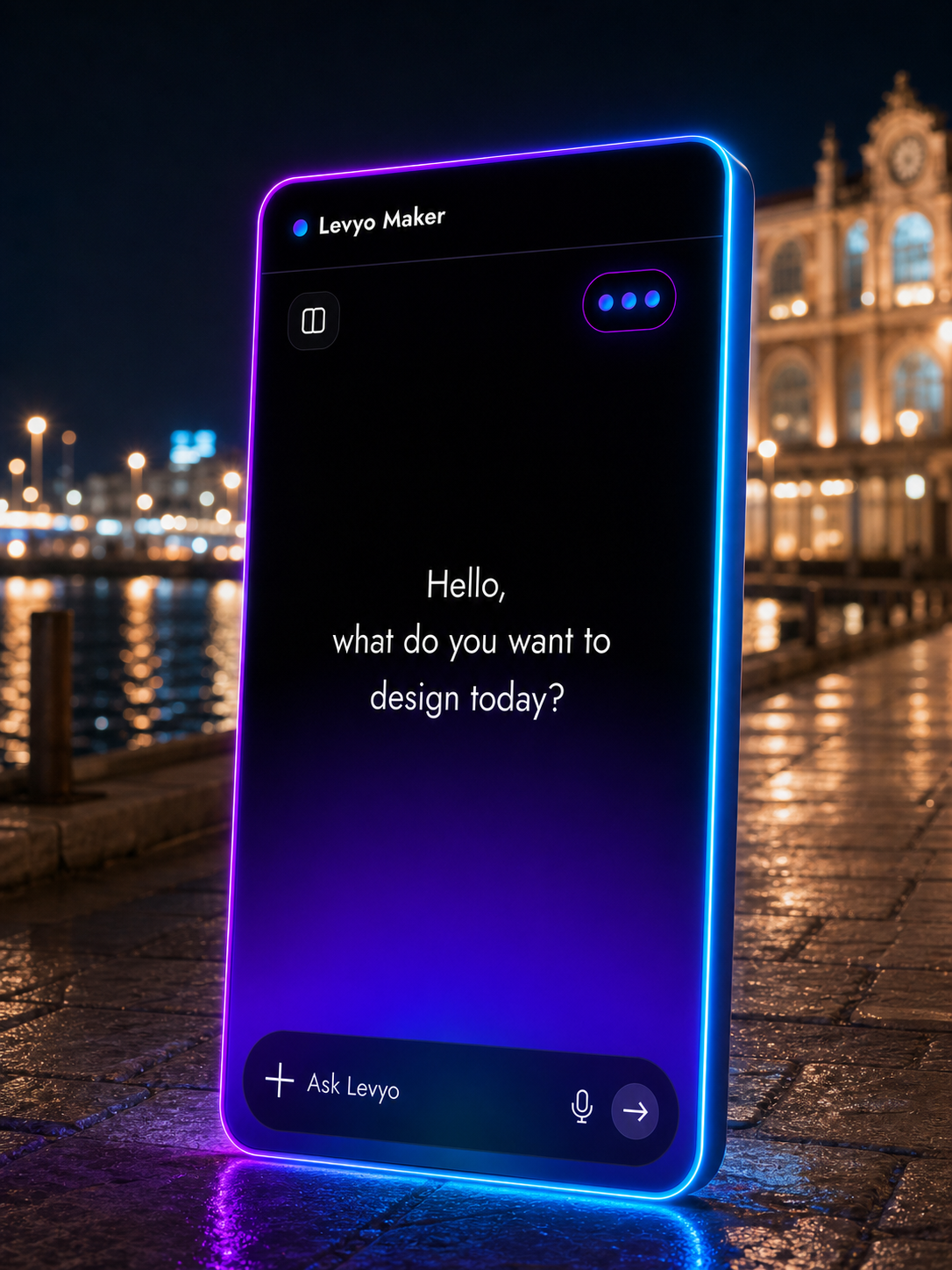 Levyo Maker input screen for traffic light bar crawl t shirts