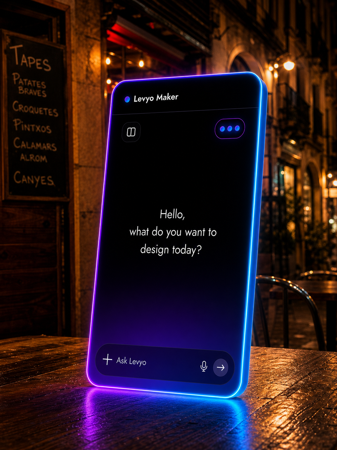 Levyo Maker input screen for university bar crawl t shirts