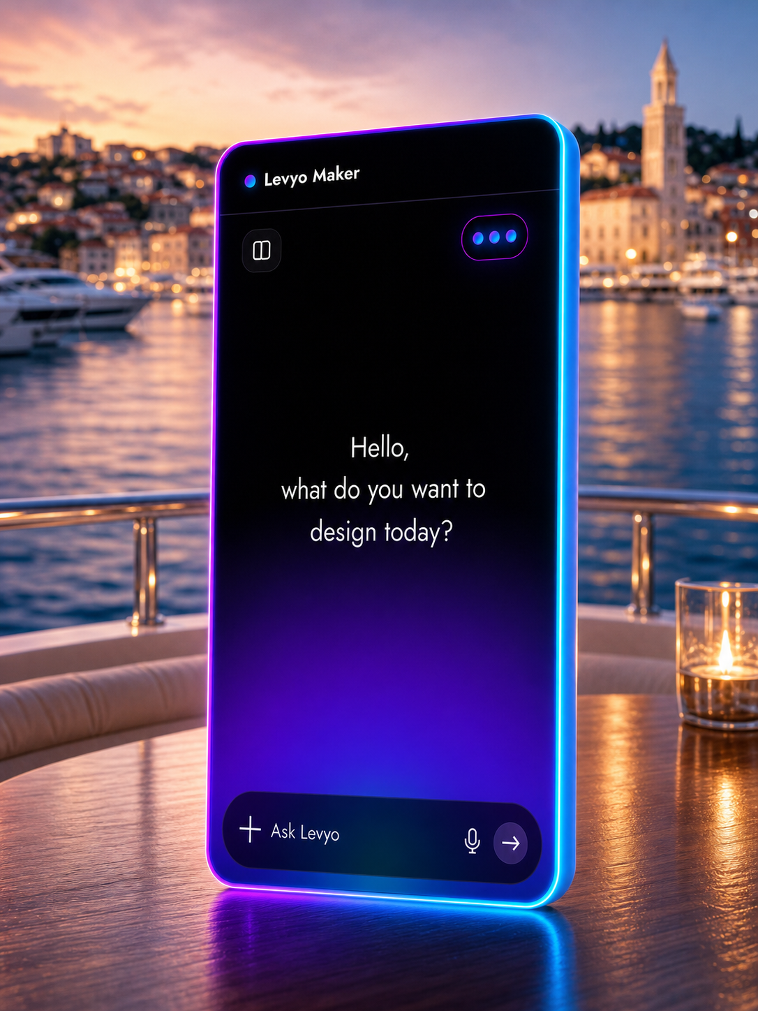 Levyo Maker input screen for yacht week t shirts