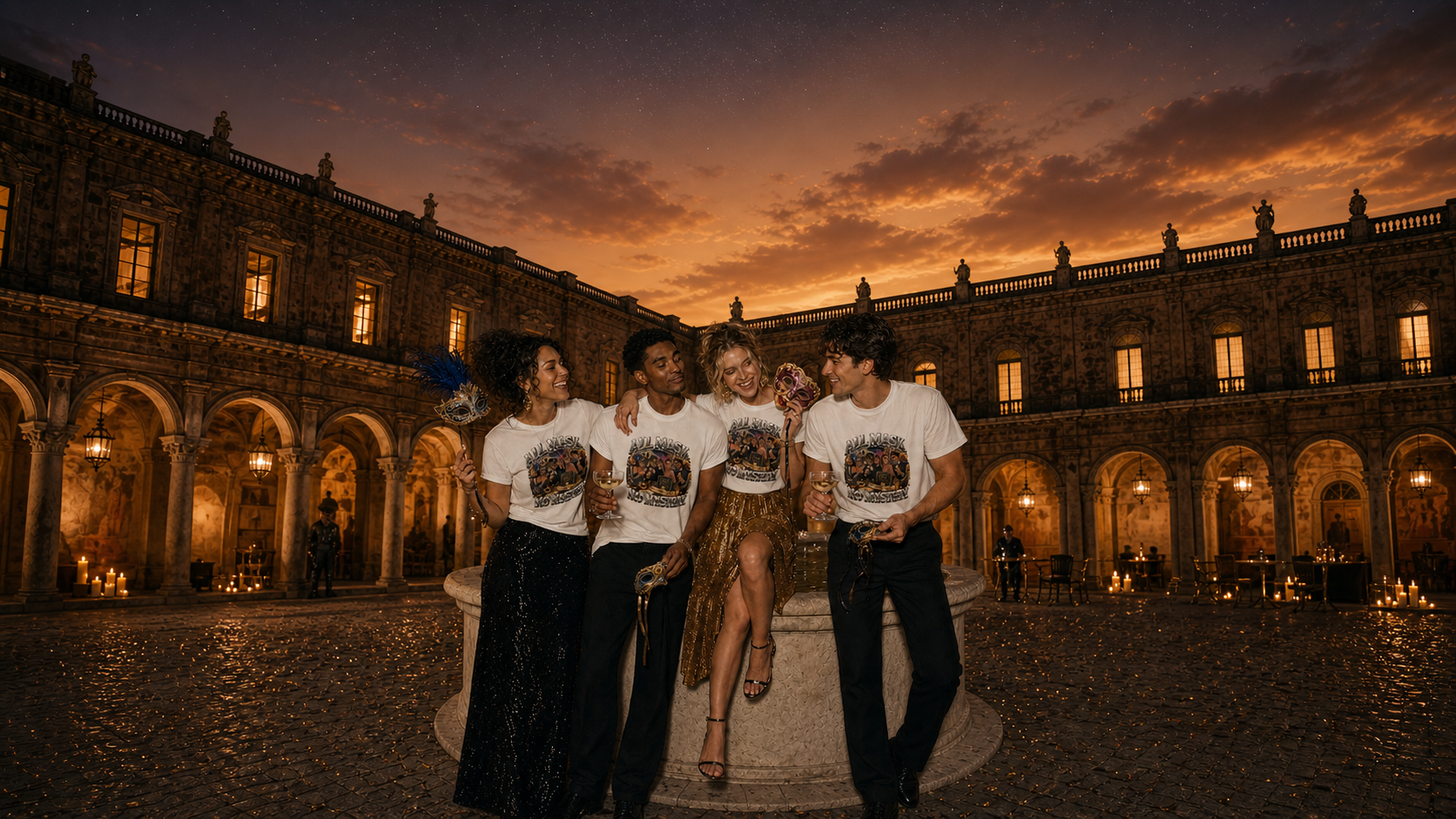 Masquerade Party T Shirts Levyo shirt visual