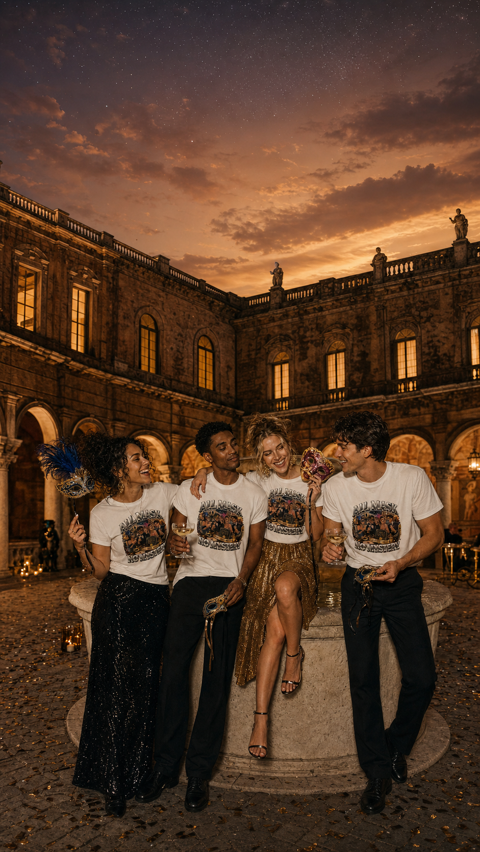 Masquerade Party T Shirts Levyo shirt visual