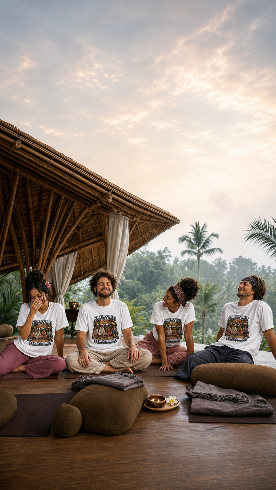 Meditation Retreat T Shirts Levyo shirt visual