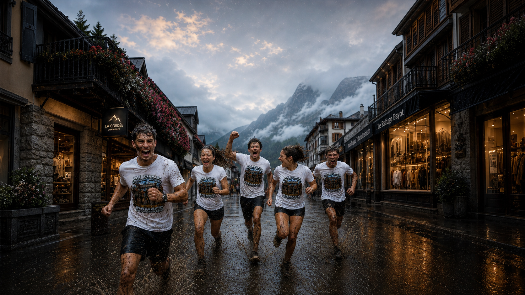 MUD RUN Team T Shirts Levyo shirt visual
