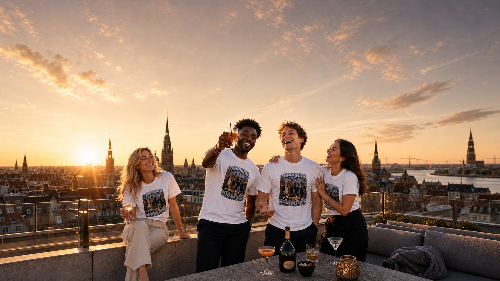 NEW JOB Celebration T Shirts Levyo shirt visual