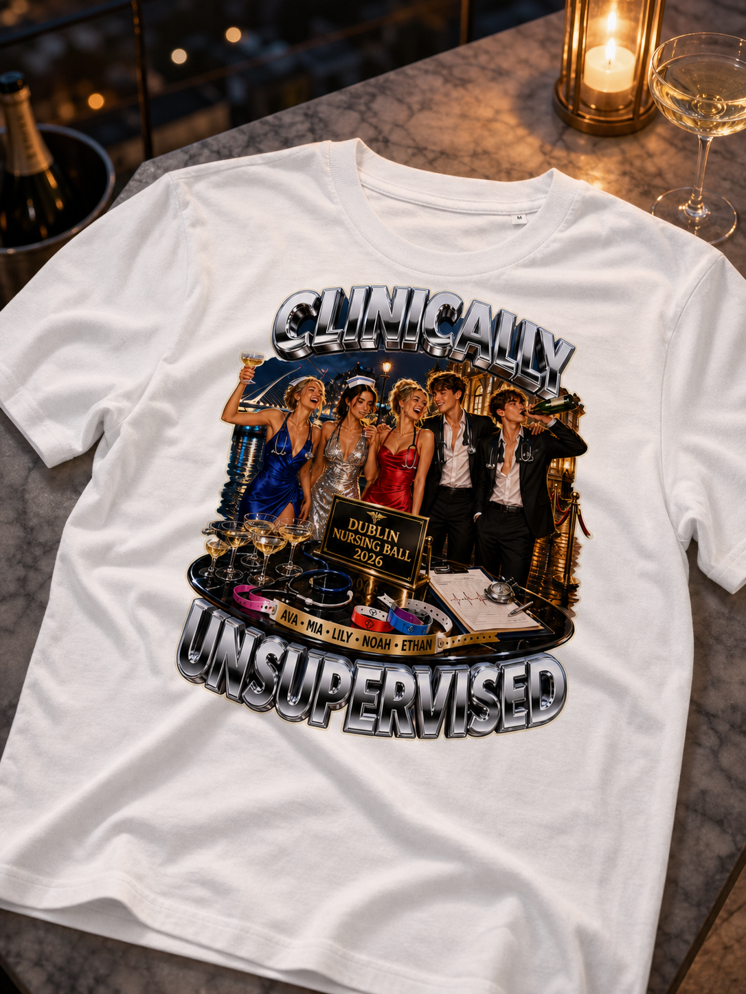 Levyo shirt visual for nursing ball t shirts