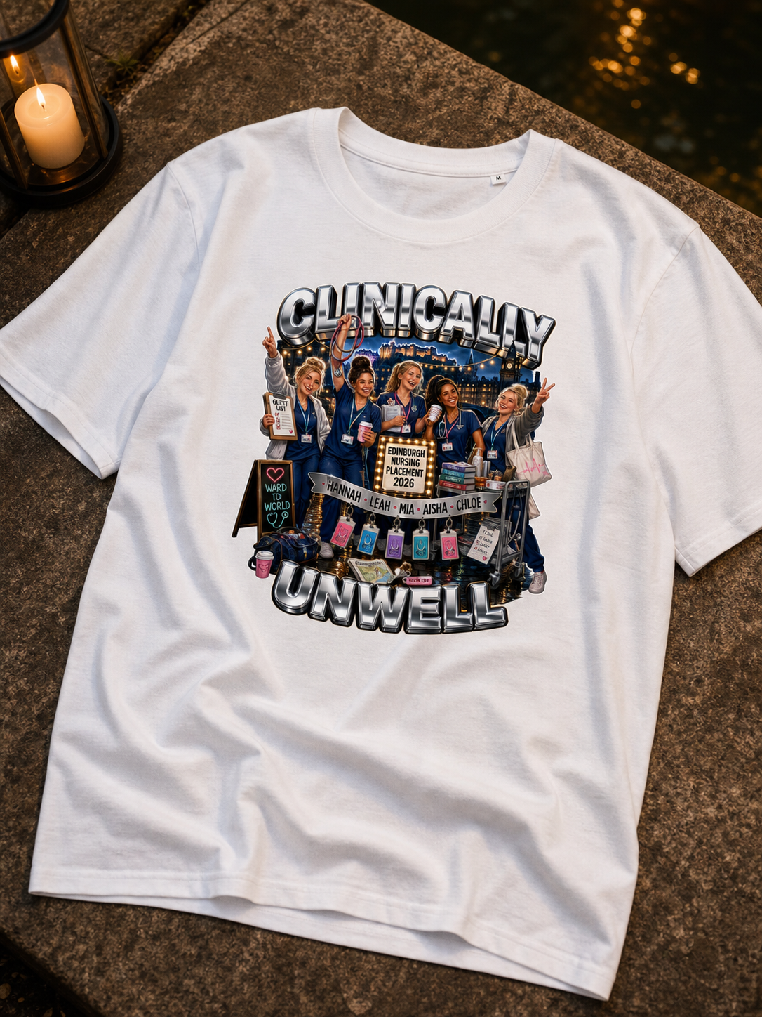 Levyo shirt visual for nursing placement t shirts