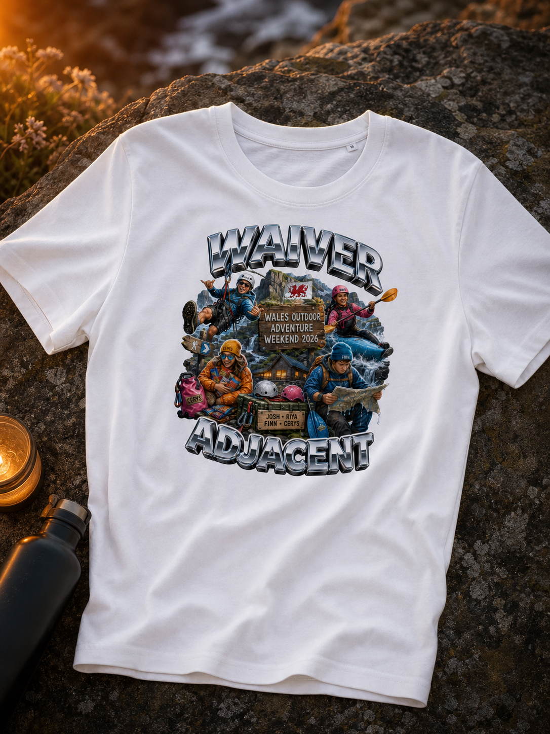 Levyo shirt visual for outdoor adventure weekend t shirts