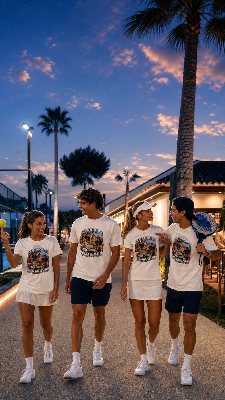 Padel Club Social T Shirts Levyo shirt visual