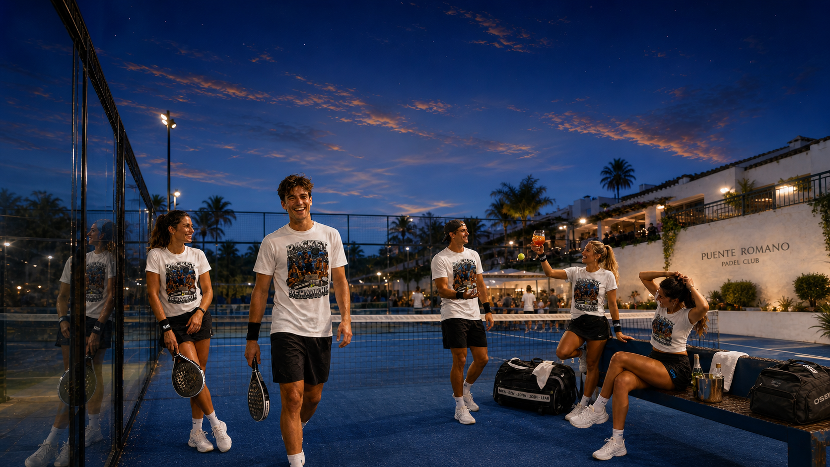 Padel Social T Shirts Levyo shirt visual