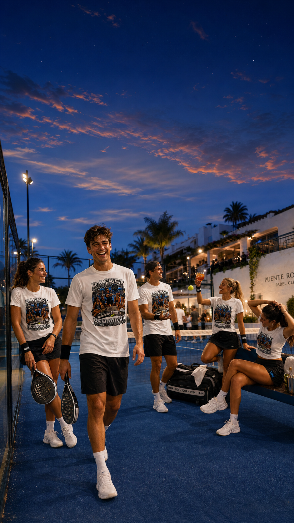 Padel Social T Shirts Levyo shirt visual