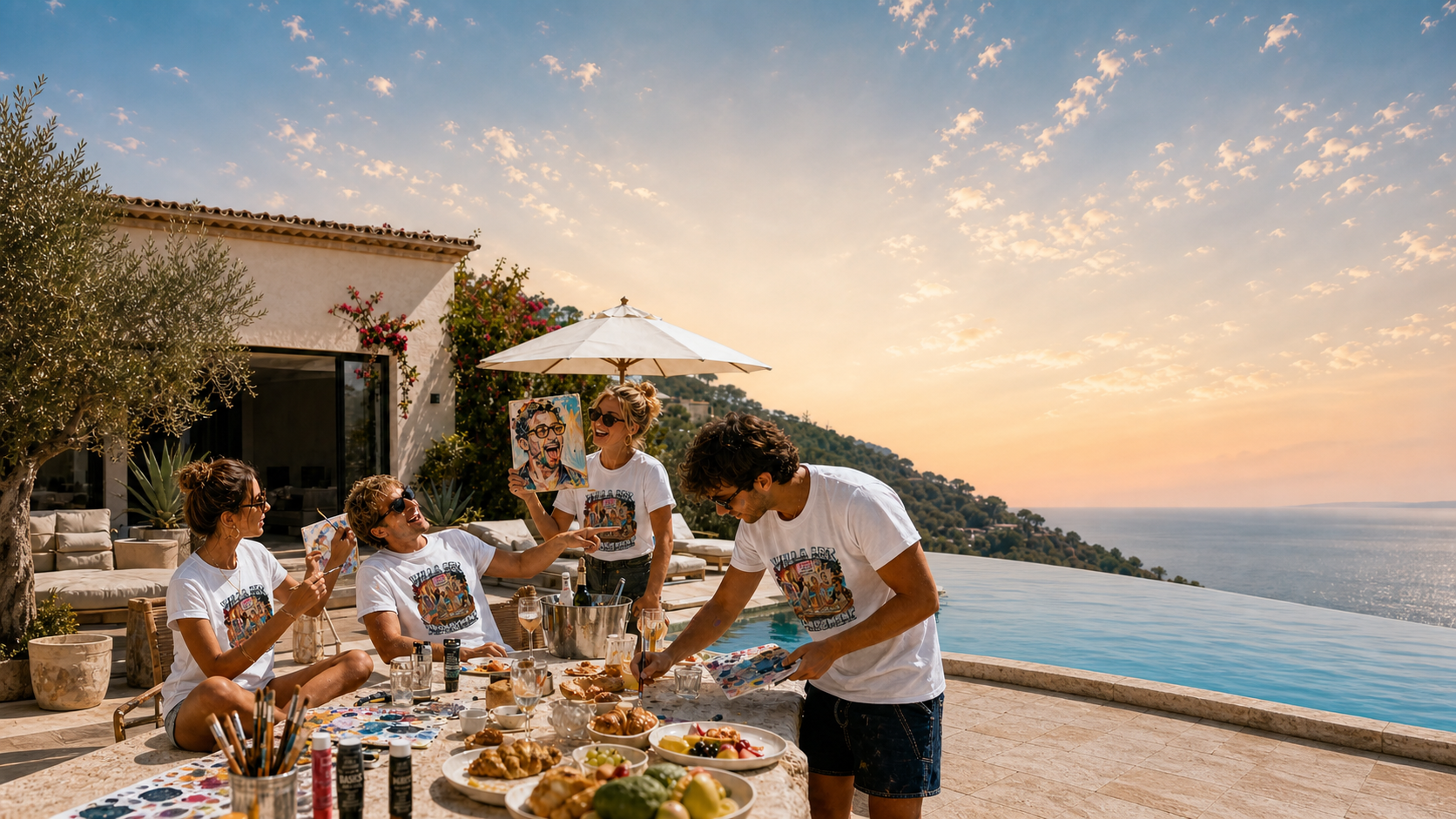 Paint Your Partner T Shirts Levyo shirt visual