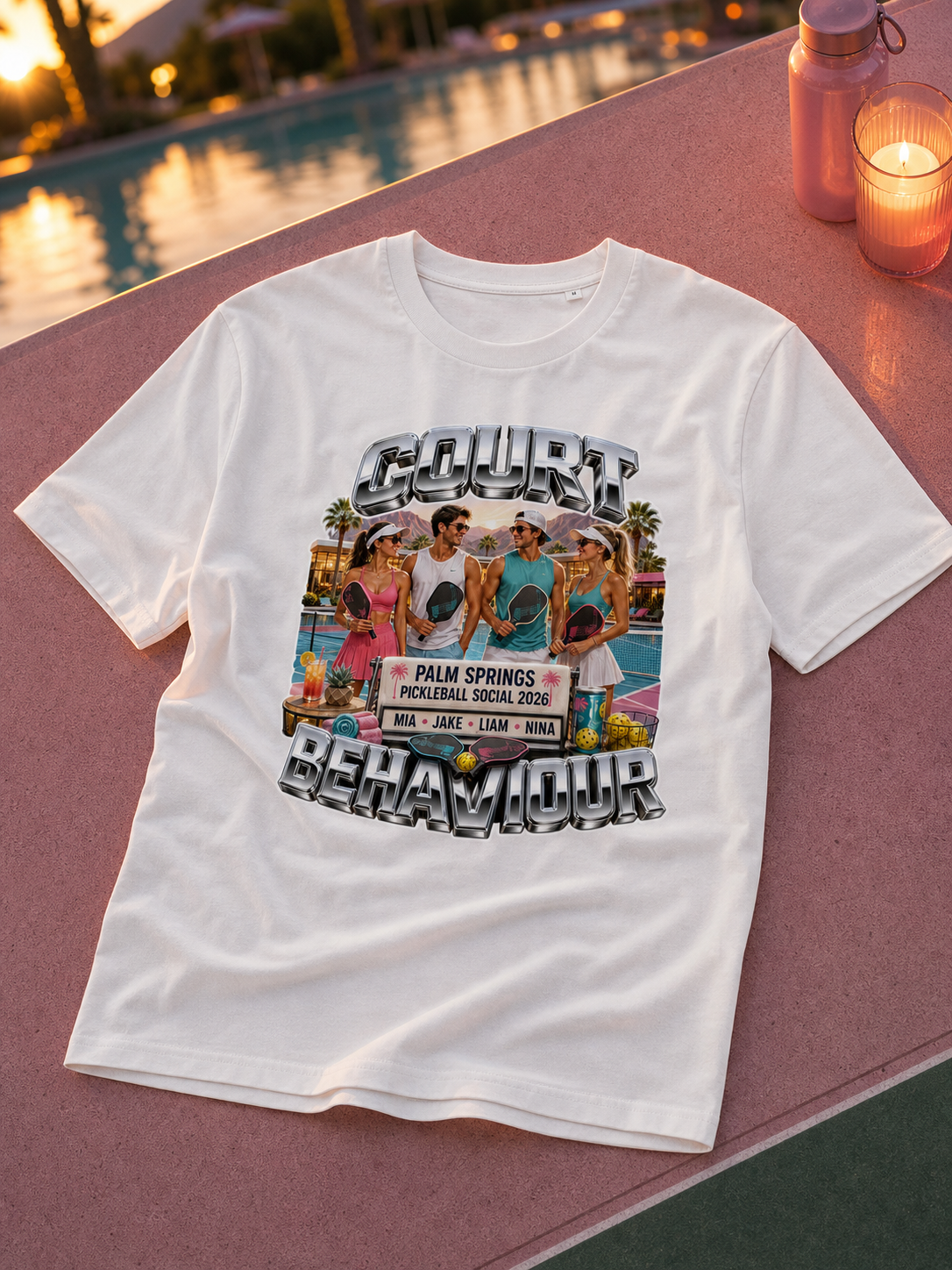 Levyo shirt visual for pickleball social t shirts