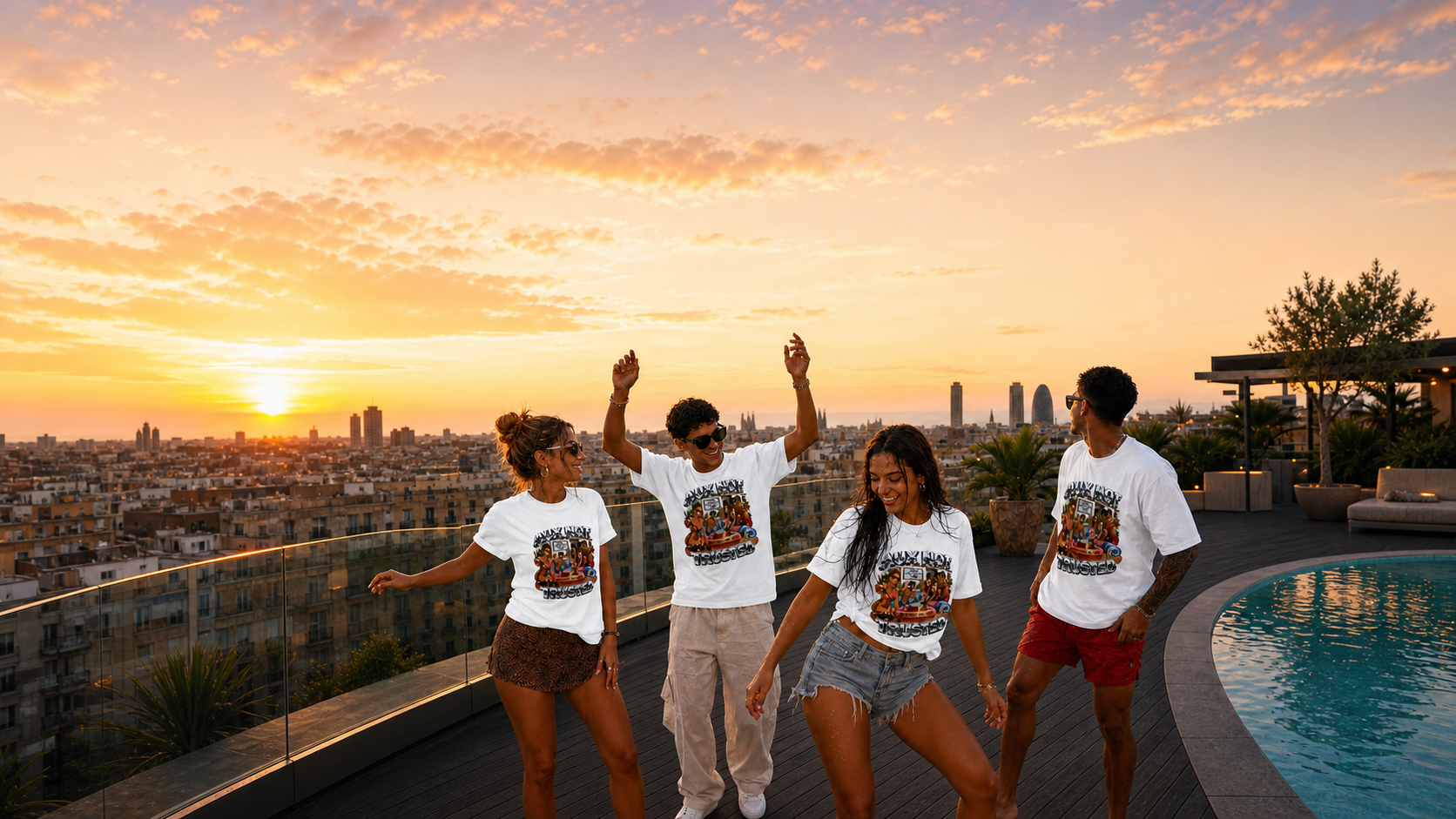 Pool Party T Shirts Levyo shirt visual