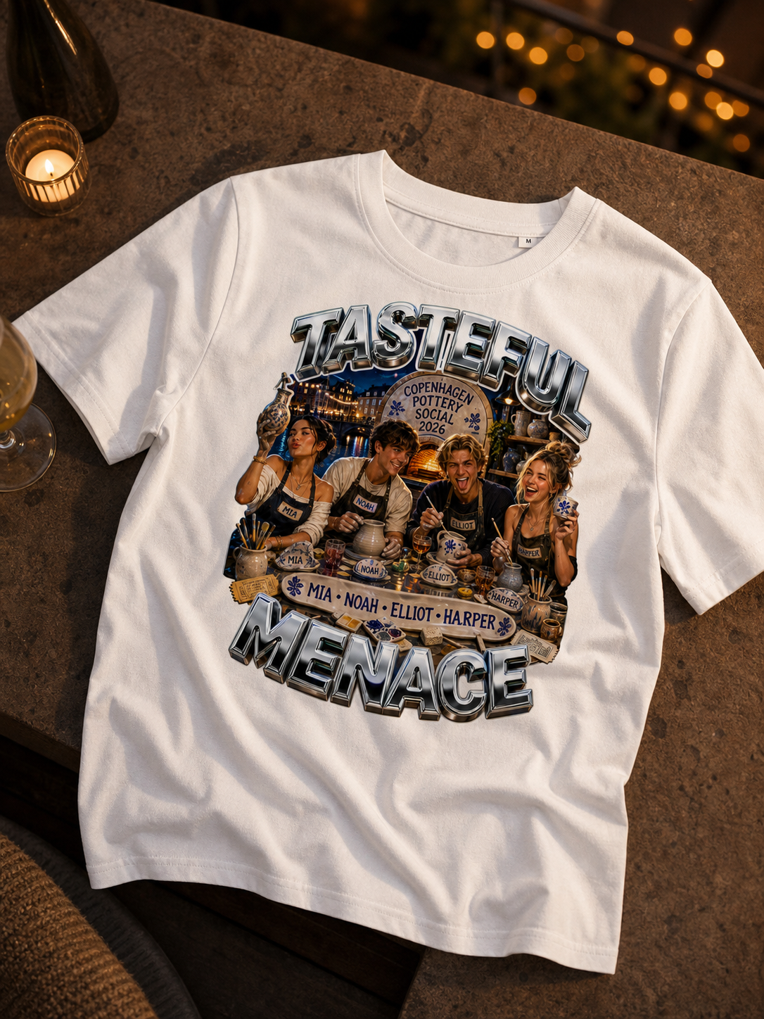 Levyo shirt visual for pottery social t shirts