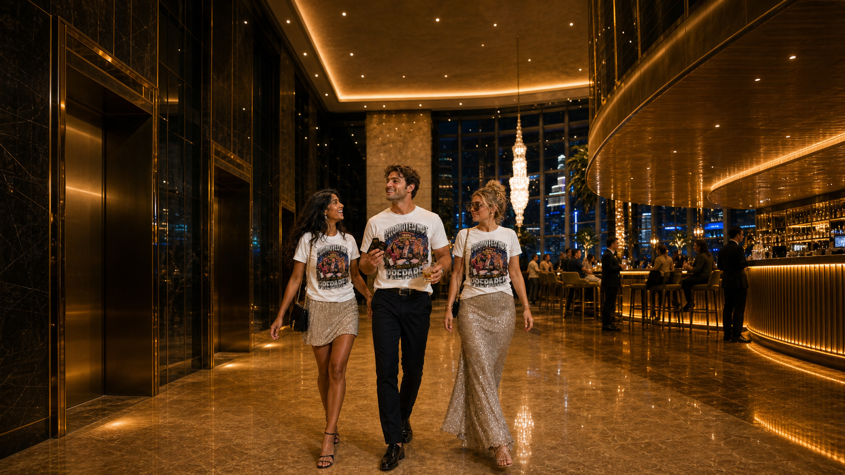 Promotion Party T Shirts Levyo shirt visual