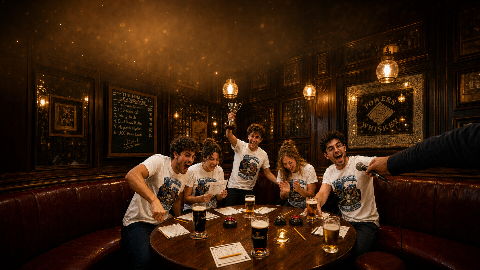 PUB Quiz Final T Shirts Levyo shirt visual