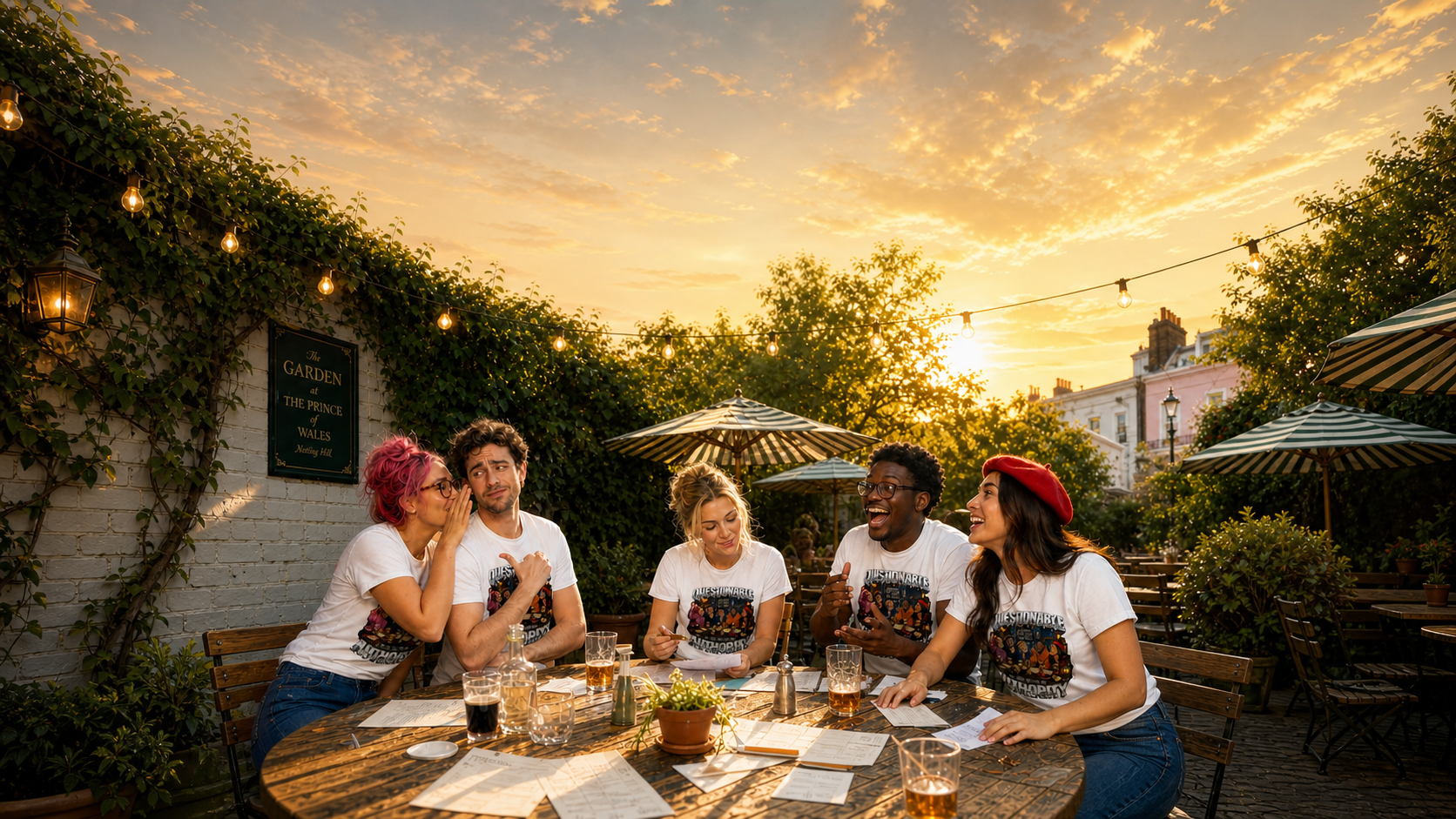 PUB Quiz Team T Shirts Levyo shirt visual