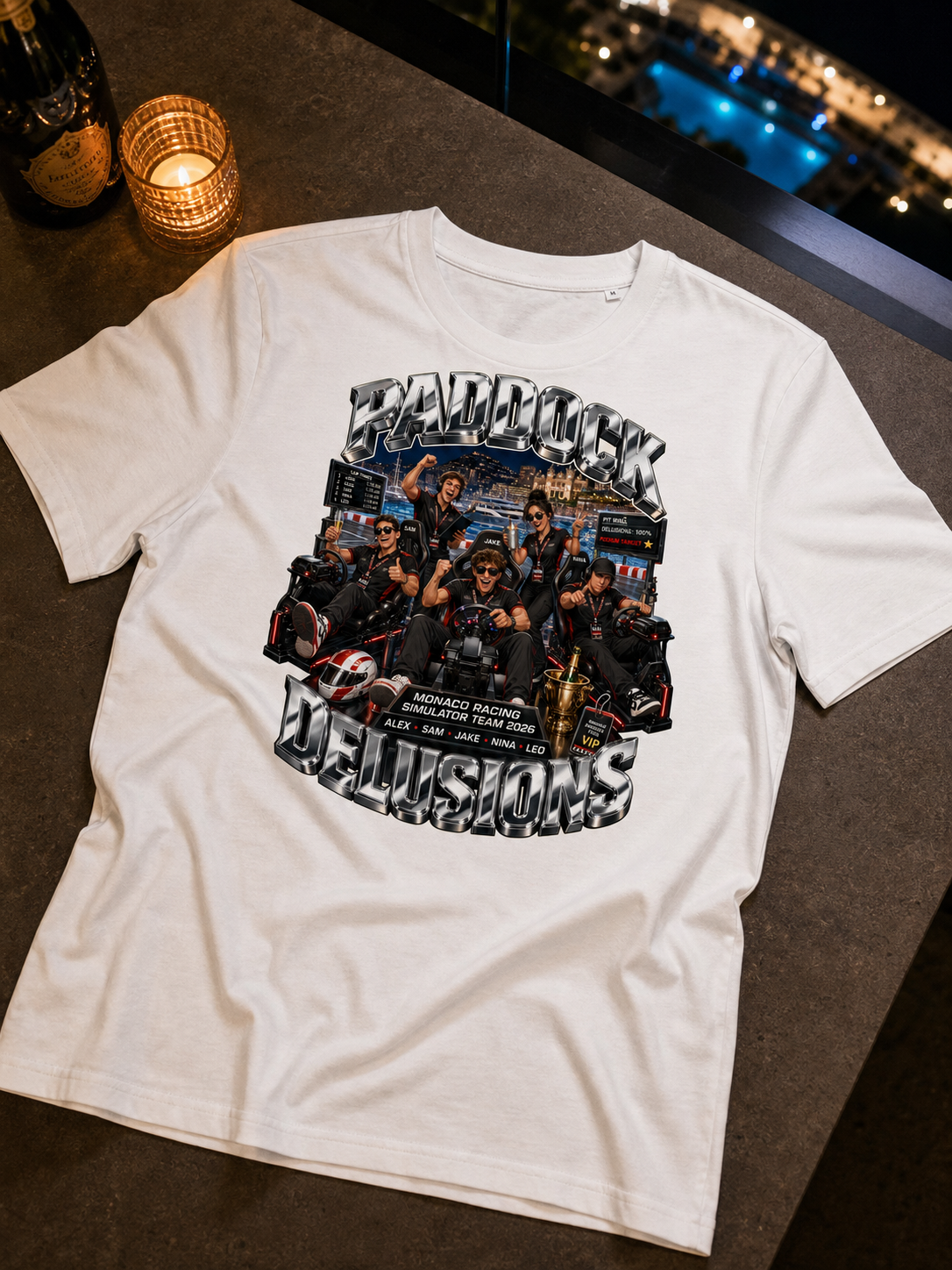 Levyo shirt visual for racing simulator team t shirts