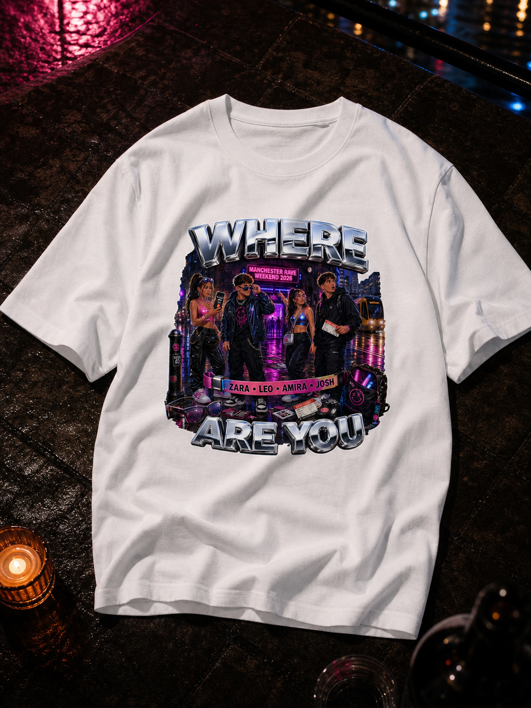 Levyo shirt visual for rave weekend t shirts