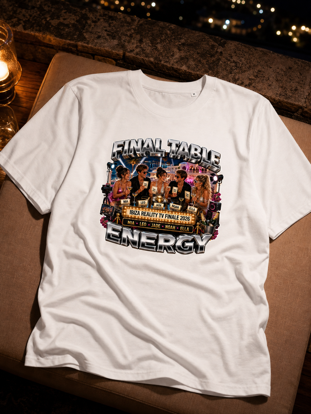Levyo shirt visual for reality tv finale t shirts