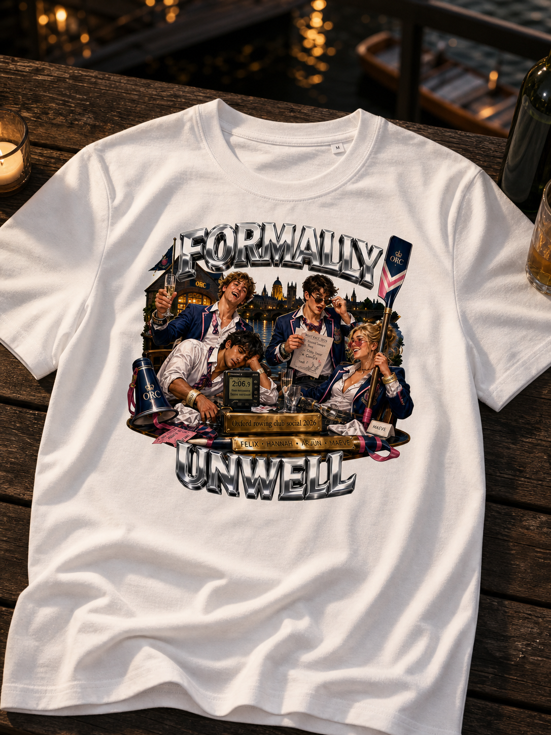 Levyo shirt visual for rowing club social t shirts