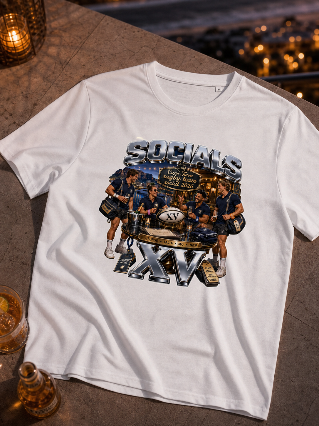 Levyo shirt visual for rugby team social t shirts