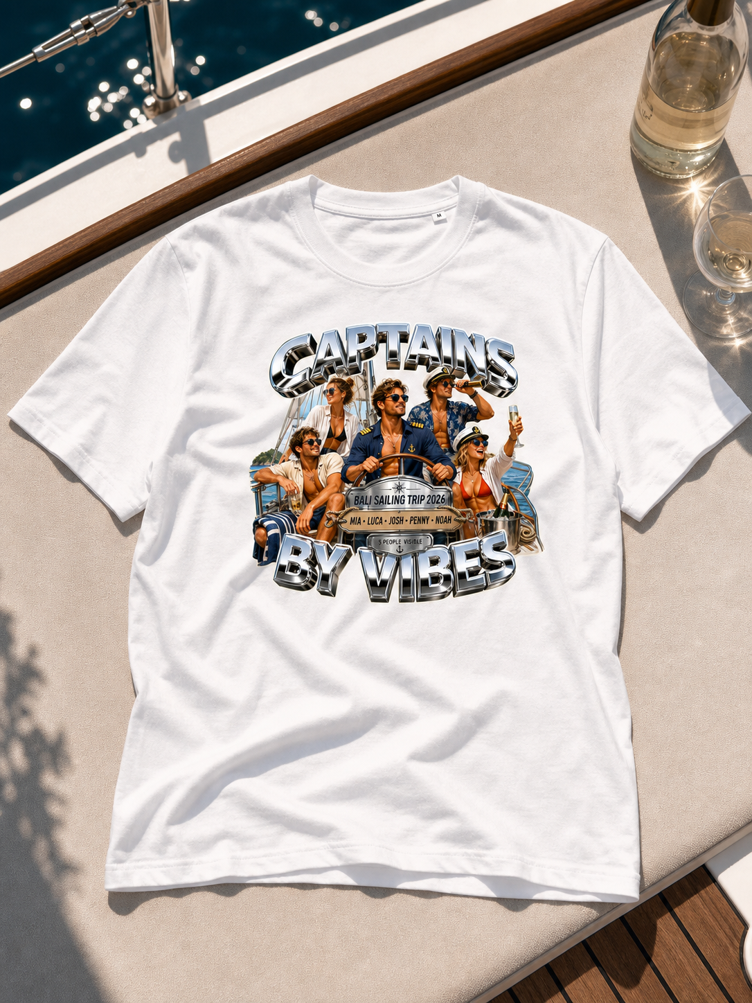 Levyo shirt visual for sailing trip t shirts