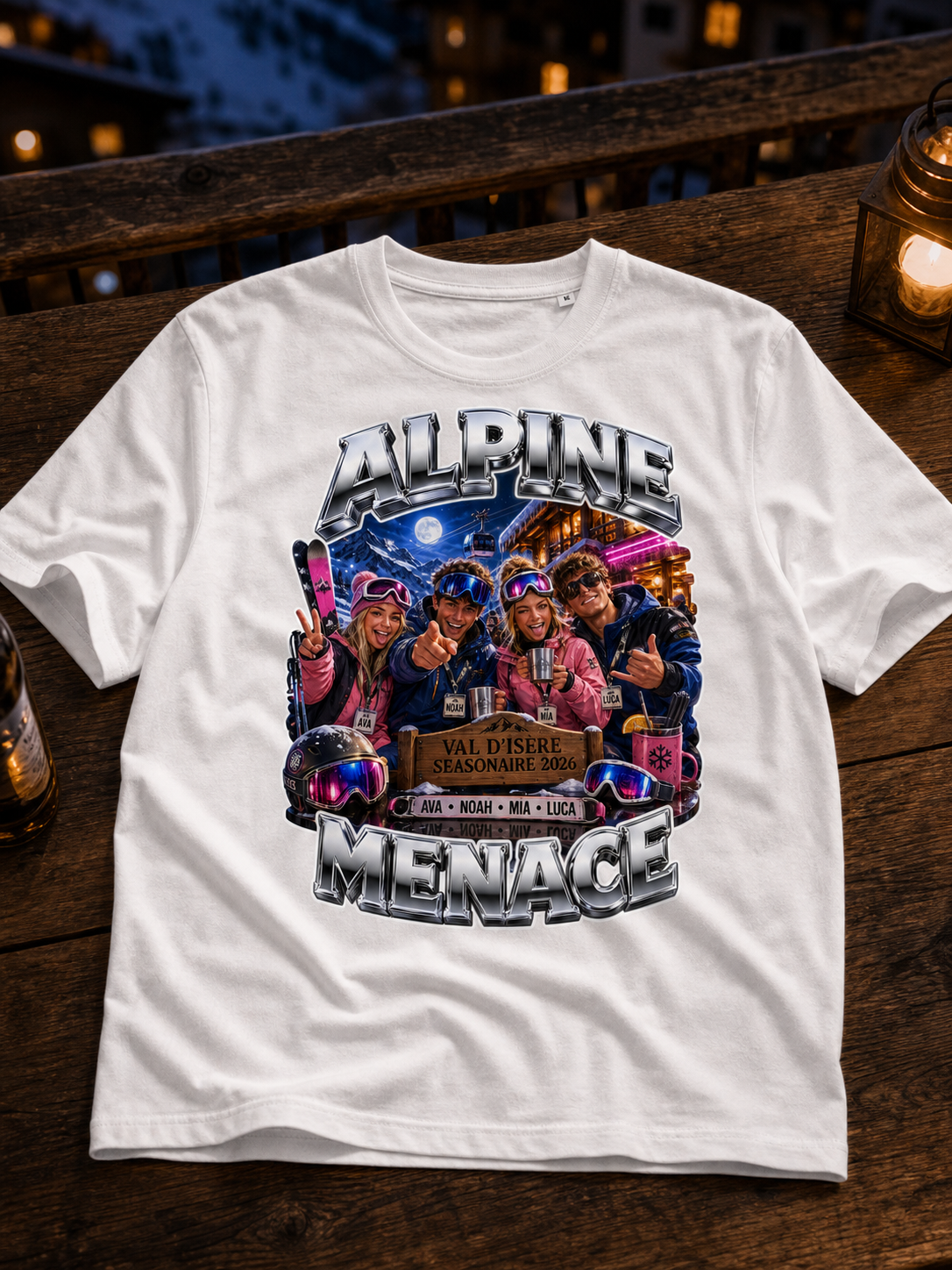 Levyo shirt visual for seasonaire t shirts