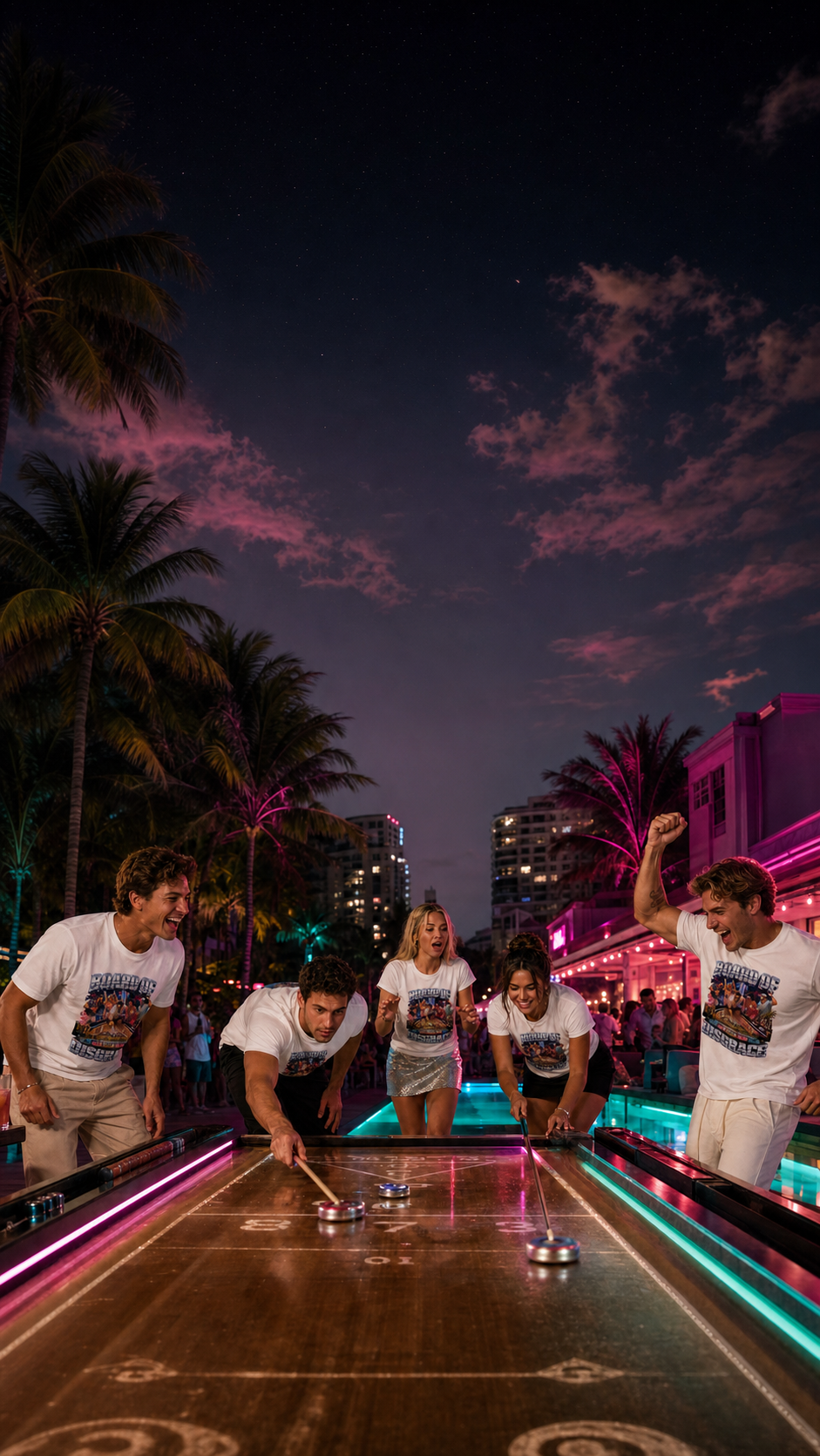 Shuffleboard Team T Shirts Levyo shirt visual