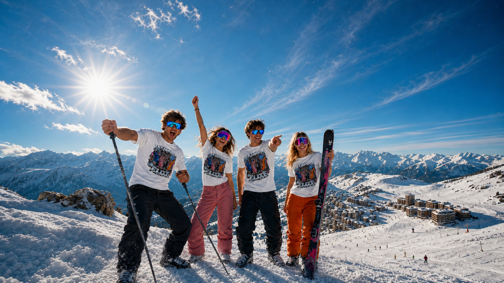 SKI Club Trip T Shirts Levyo shirt visual